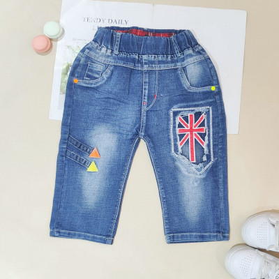 pants boys triangle union jack stylish CHN 38 (381808 L) - celana anak laki laki